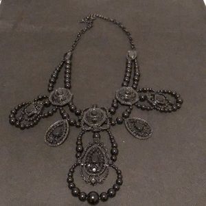 Black decorative necklace